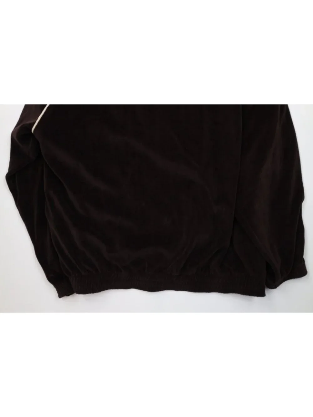 Vintage 90s Perry Ellis Mens XL Faded 2 Piece Velvet Velour Track Suit Wide Leg